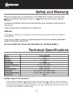 Предварительный просмотр 5 страницы Omcan SE-US-200ESD6 Instruction Manual