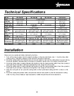 Предварительный просмотр 6 страницы Omcan VP-CN-0971 Instruction Manual