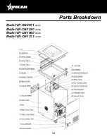 Предварительный просмотр 13 страницы Omcan VP-CN-0971 Instruction Manual