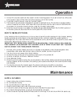 Preview for 11 page of Omcan VP-CN-5100 Instruction Manual
