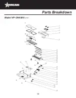 Предварительный просмотр 13 страницы Omcan VP-CN-9200 Instruction Manual