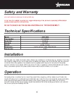 Preview for 6 page of Omcan VP-IT-0330 Instruction Manual