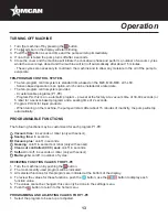 Предварительный просмотр 13 страницы Omcan VP-NL-0004-S Instruction Manual