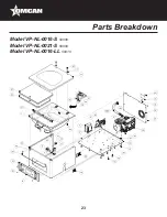 Предварительный просмотр 23 страницы Omcan VP-NL-0004-S Instruction Manual