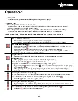 Предварительный просмотр 8 страницы Omcan VP-NL-0004-SN Instruction Manual