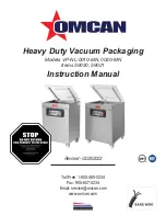 Omcan VP-NL-0010-MN Instruction Manual preview