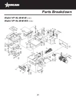 Предварительный просмотр 21 страницы Omcan VP-NL-0040-M Instruction Manual