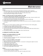 Preview for 17 page of Omcan VP-NL-3016-SN Instruction Manual