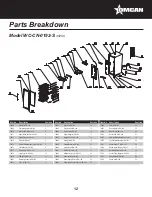 Предварительный просмотр 12 страницы Omcan WC-CN-0040-D Instruction Manual