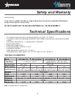 Предварительный просмотр 7 страницы Omcan WC-CN-0045-S Instruction Manual