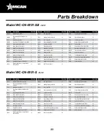 Предварительный просмотр 23 страницы Omcan WC-CN-0181-DB Instruction Manual
