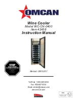 Preview for 1 page of Omcan WC-CN-0400 Instruction Manual