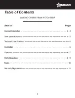 Preview for 2 page of Omcan WO-CN-0640R 43113 Instruction Manual