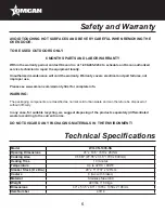 Предварительный просмотр 5 страницы Omcan WO-CN-1390-SS Instruction Manual