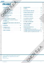 Preview for 3 page of OMCN 1120/E Instructions For Use, Maintenance And Spare Parts