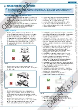 Preview for 9 page of OMCN 1120/E Instructions For Use, Maintenance And Spare Parts