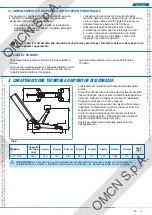 Preview for 11 page of OMCN 1120/E Instructions For Use, Maintenance And Spare Parts