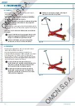 Preview for 14 page of OMCN 1120/E Instructions For Use, Maintenance And Spare Parts