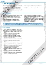 Preview for 8 page of OMCN 126/B Instructions For Use, Maintenance And Spare Parts