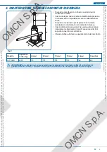 Preview for 11 page of OMCN 126/B Instructions For Use, Maintenance And Spare Parts