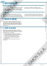 Preview for 16 page of OMCN 126/B Instructions For Use, Maintenance And Spare Parts