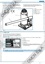 Предварительный просмотр 33 страницы OMCN 126/B Instructions For Use, Maintenance And Spare Parts