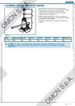 Предварительный просмотр 37 страницы OMCN 126/B Instructions For Use, Maintenance And Spare Parts