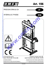 Предварительный просмотр 1 страницы OMCN 156 Instructions For Use, Maintenance And Spare Parts