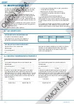 Preview for 24 page of OMCN 3000 Instructions For Use, Maintenance And Spare Parts