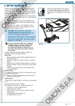 Preview for 43 page of OMCN 3000 Instructions For Use, Maintenance And Spare Parts