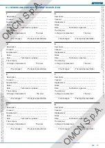 Preview for 53 page of OMCN 3000 Instructions For Use, Maintenance And Spare Parts