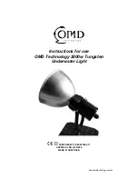 OMD 5000w Tungsten Instructions For Use Manual preview