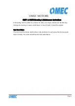 Preview for 4 page of Omec OMT1 Mounting & Maintenance Instructions