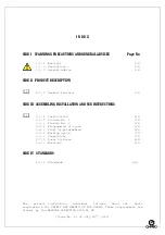 Предварительный просмотр 2 страницы Omec PL.06.00 Instruction, Use And Maintenance Manual