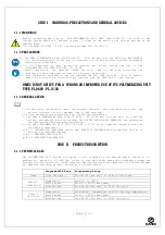 Предварительный просмотр 3 страницы Omec PL.06.00 Instruction, Use And Maintenance Manual