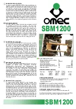 Preview for 3 page of Omec SBM1200 Manual