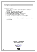 Предварительный просмотр 10 страницы OMEGA AIR AAFs 0006 Installation And Operating Manual