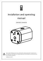 OMEGA AIR AOK 50B Installation And Operating Manual предпросмотр