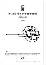 OMEGA AIR ECDh-5 Installation And Operating Manual предпросмотр