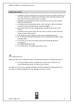 Предварительный просмотр 6 страницы OMEGA AIR EMD12 Series Installation And Operating Manual