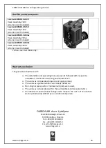 Предварительный просмотр 16 страницы OMEGA AIR EMD12 Series Installation And Operating Manual