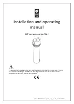 OMEGA AIR GCF 20 Installation And Operating Manual предпросмотр