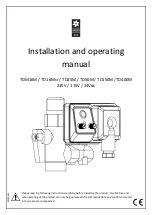 OMEGA AIR TDM16M Installation And Operating Manual предпросмотр