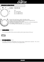 Preview for 4 page of Omega Altise OACHT2000 Operation, Maintenance And Safety Instructions