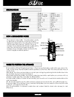 Предварительный просмотр 3 страницы Omega Altise OADE16 Operation, Maintenance And Safety Instructions