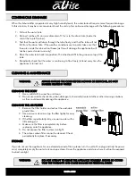 Предварительный просмотр 6 страницы Omega Altise OADE16 Operation, Maintenance And Safety Instructions