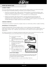 Preview for 17 page of Omega Altise OAPC12W Operation, Maintenance And Safety Instructions