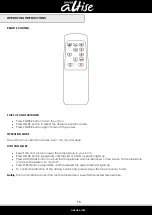 Preview for 15 page of Omega Altise OAPC26W Operation, Maintenance And Safety Instructions