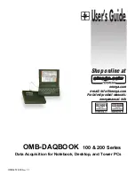 Omega Engineering 100/200 Series User Manual preview