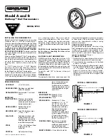 Предварительный просмотр 1 страницы Omega Engineering DialtempTM A Instruction Sheet